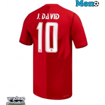 Canada Jonathan David #10 Replica Home Shirt World Cup 2026 Short Sleeve